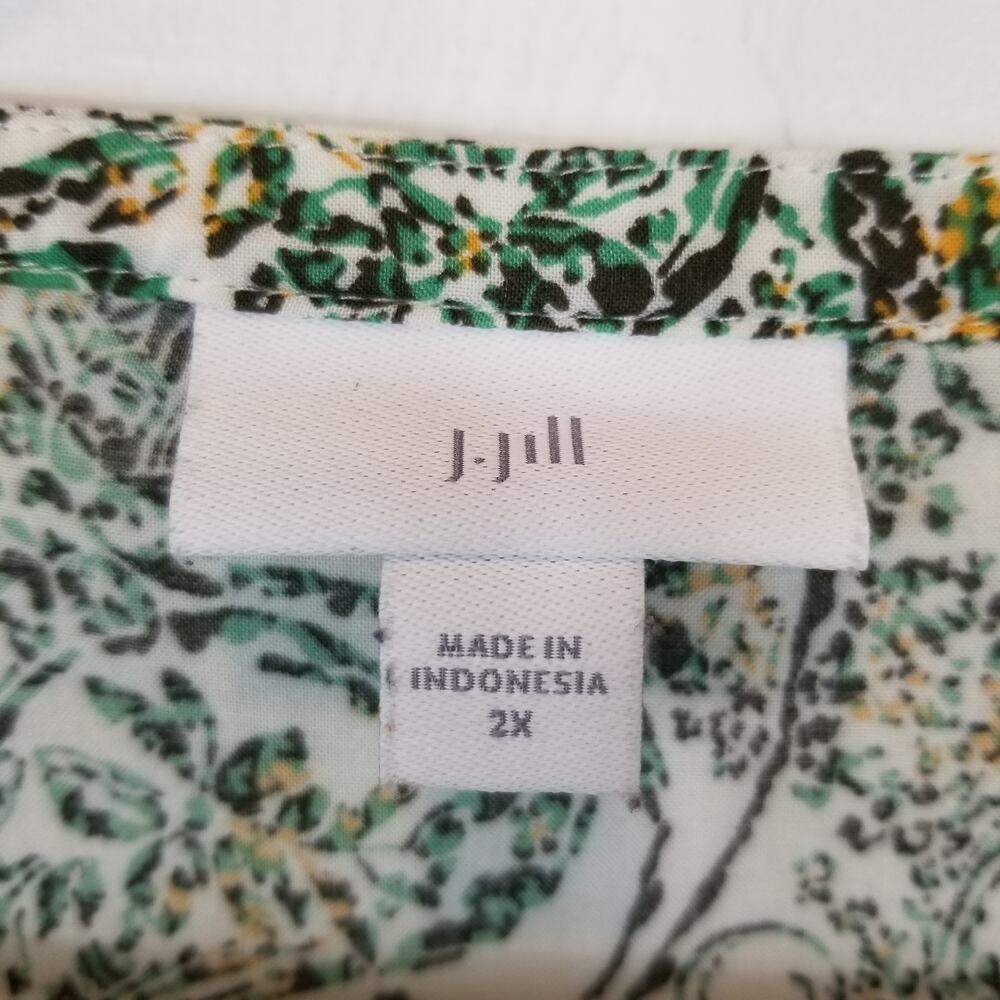 J. Jill Women's Popover Blouse Rayon Size 2X - Picture 3 of 7